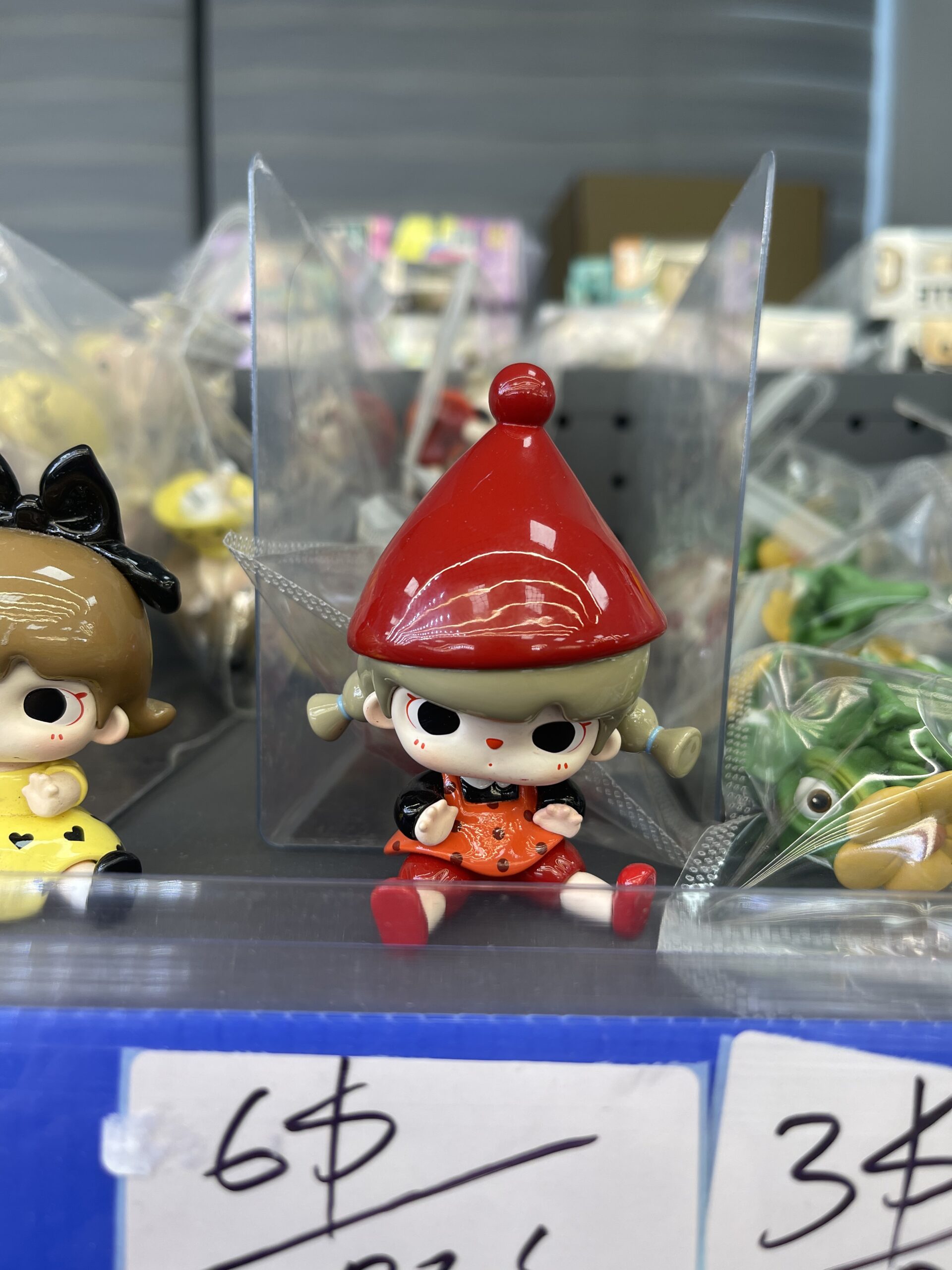 Cute Red Riding Hood Style Art Toy Figurine