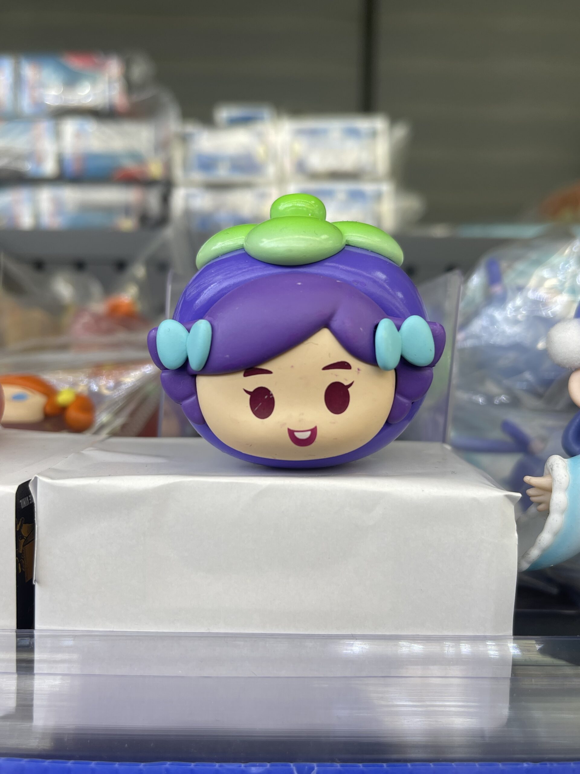 Cute Grape-Shaped Girl Resin Figurine