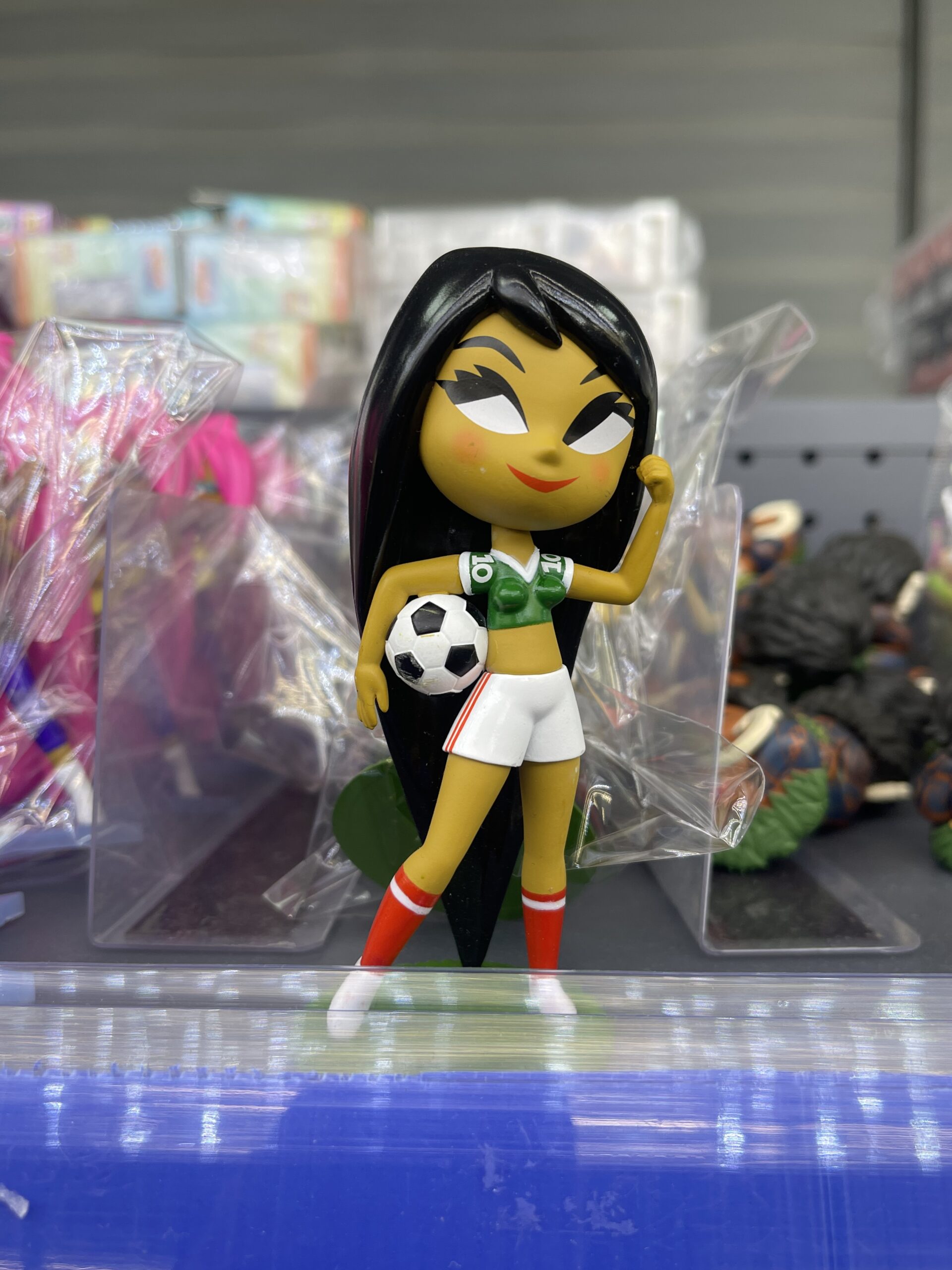 Soccer Girl Mini Figurine