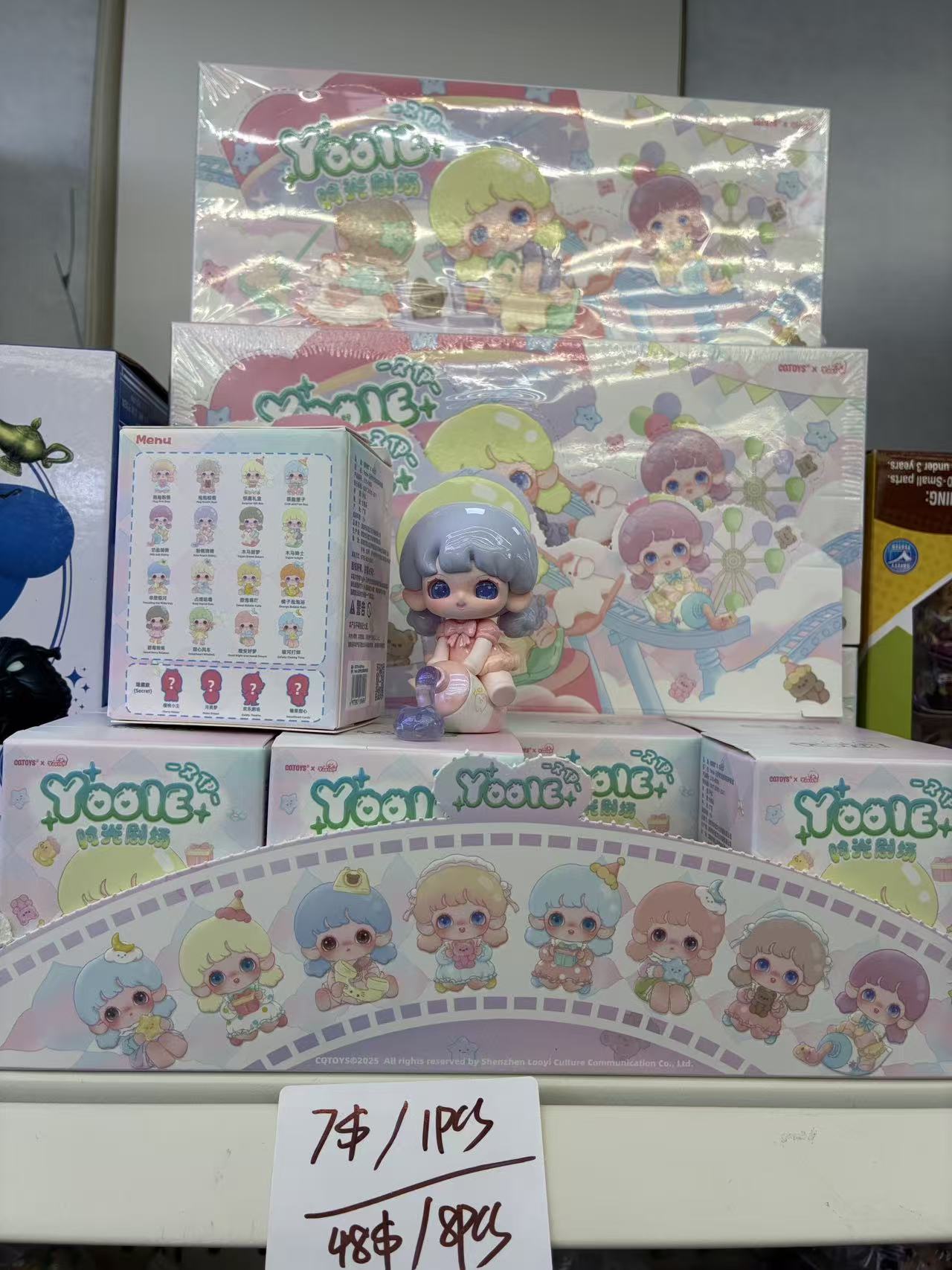 Yoolie Time Theater Blind Box Kawaii Ornaments Random Single Or Whole Box